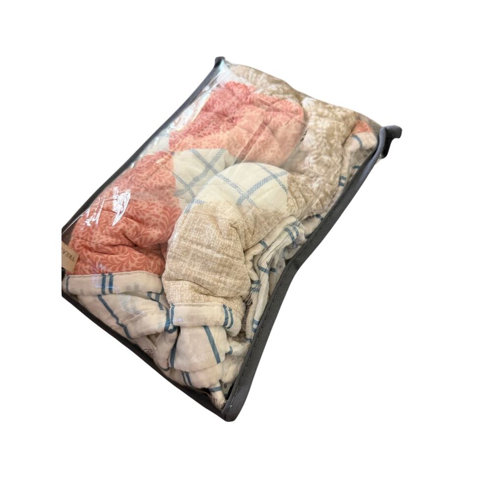 Martha Stewart Rural Escape Patchwork Printed Shams standard Size 100% Cotton - Picture 5 of 5